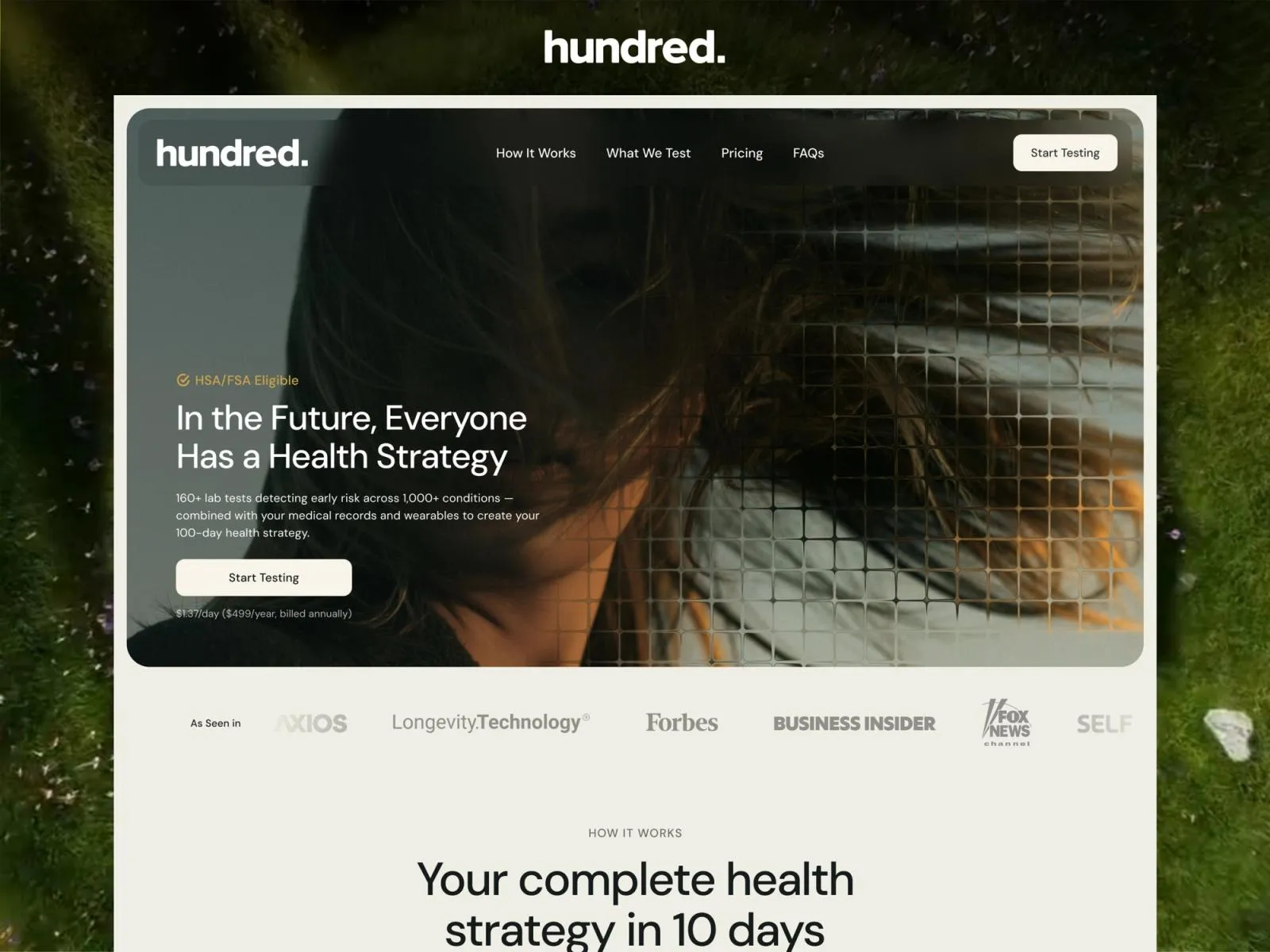 Hundred Framer Website Development