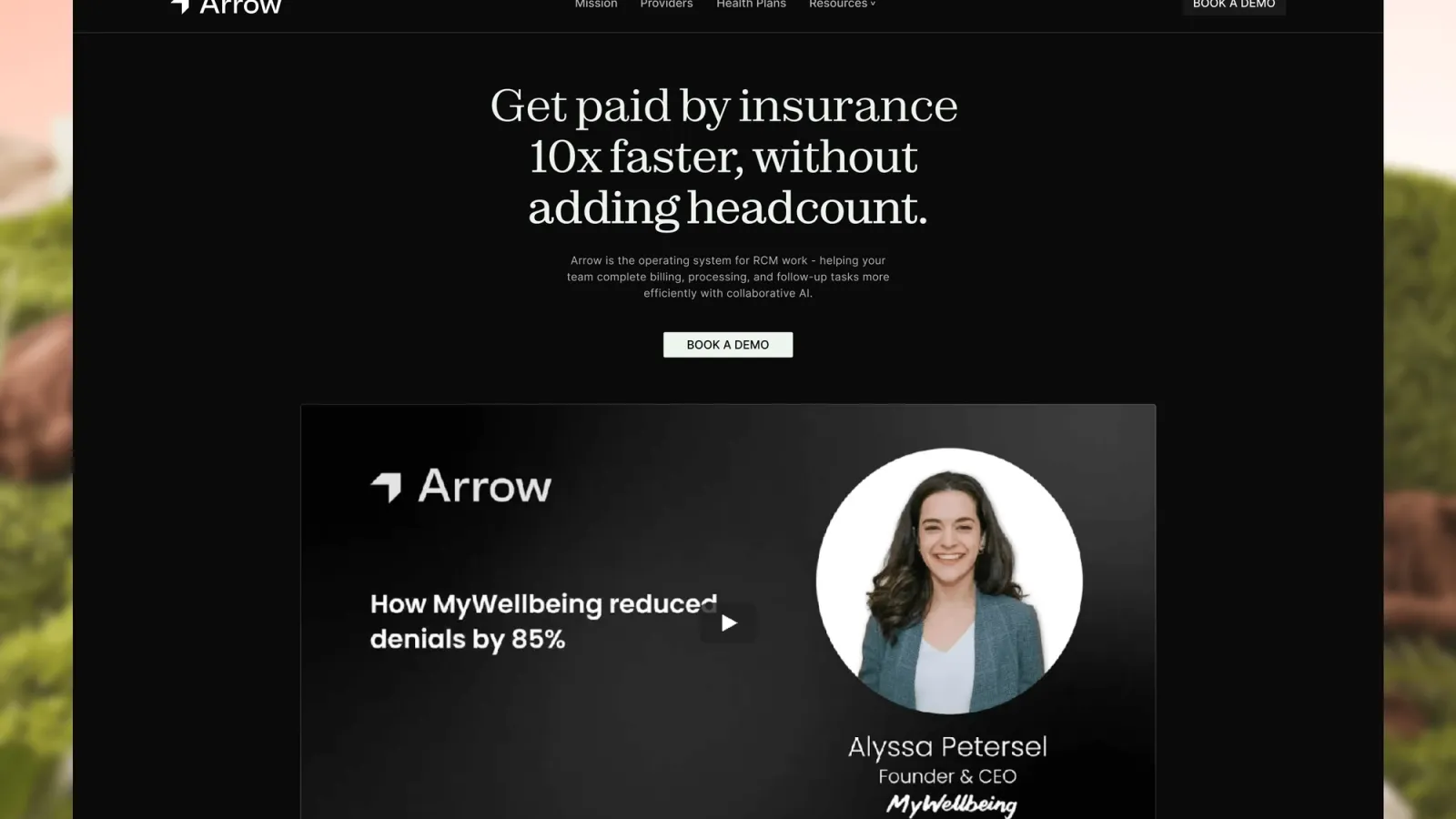 Arrow AI Website Design and Framer Development
