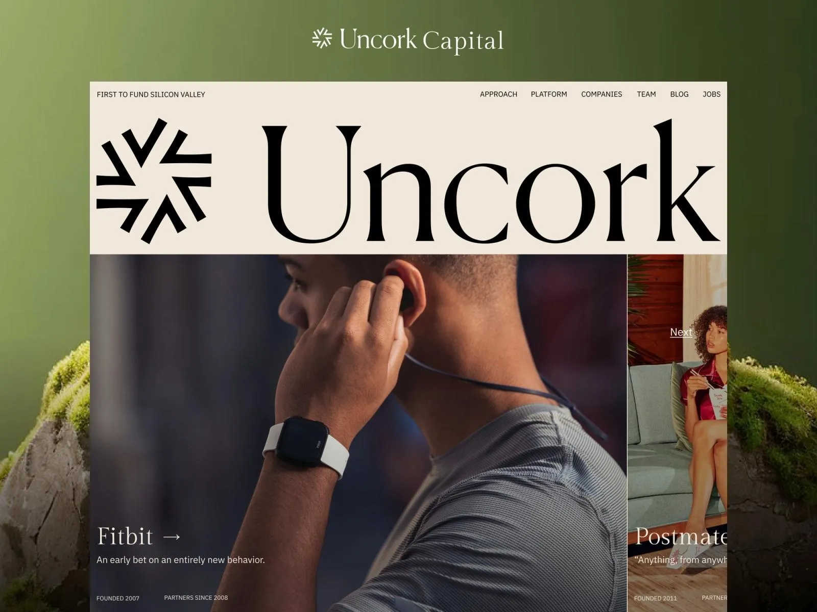 Uncork Capital Framer Website Development